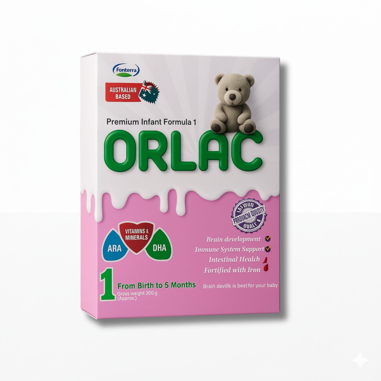 ORLAC Formula Milk – Stage 1 (0–6 Months)